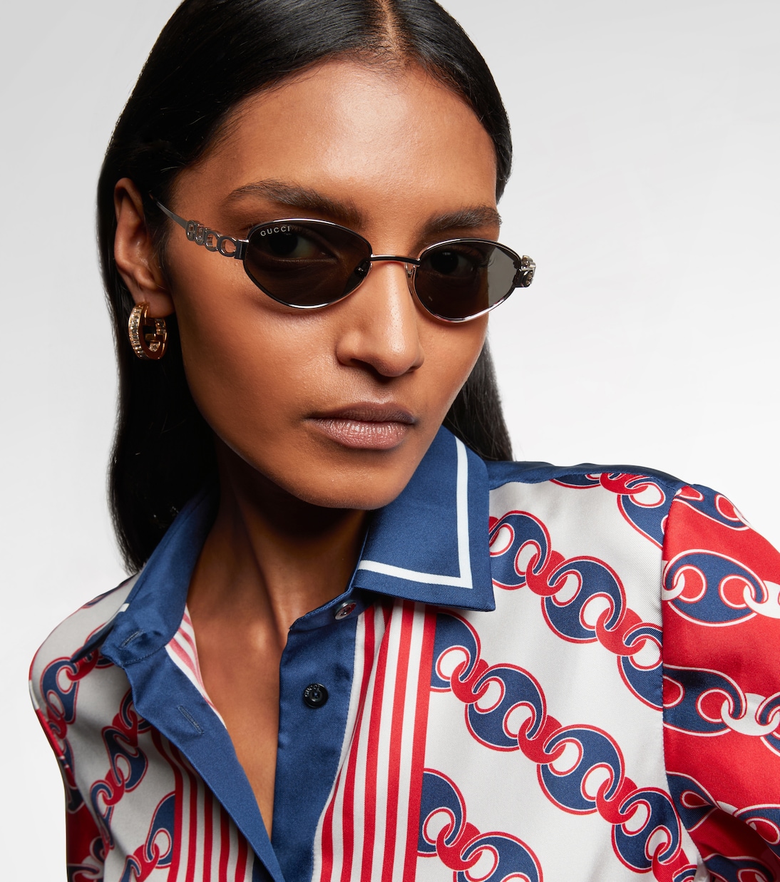 Oval sunglasses | Gucci
