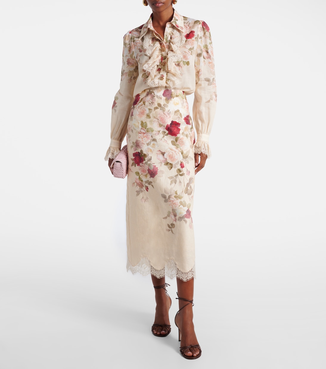Hypnotic floral ramie blouse | Zimmermann