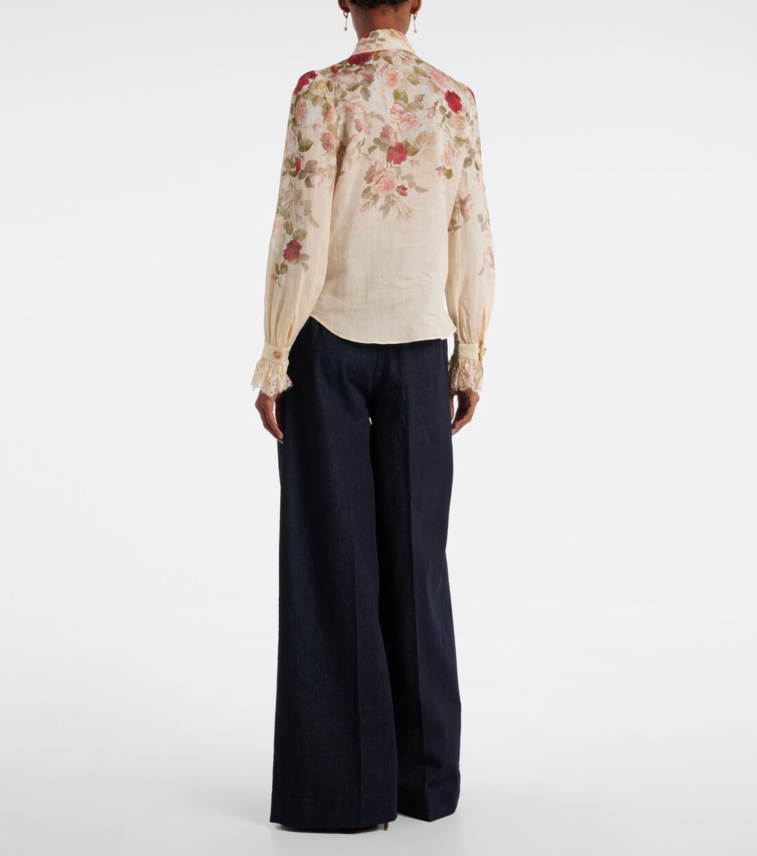 Hypnotic floral ramie blouse | Zimmermann