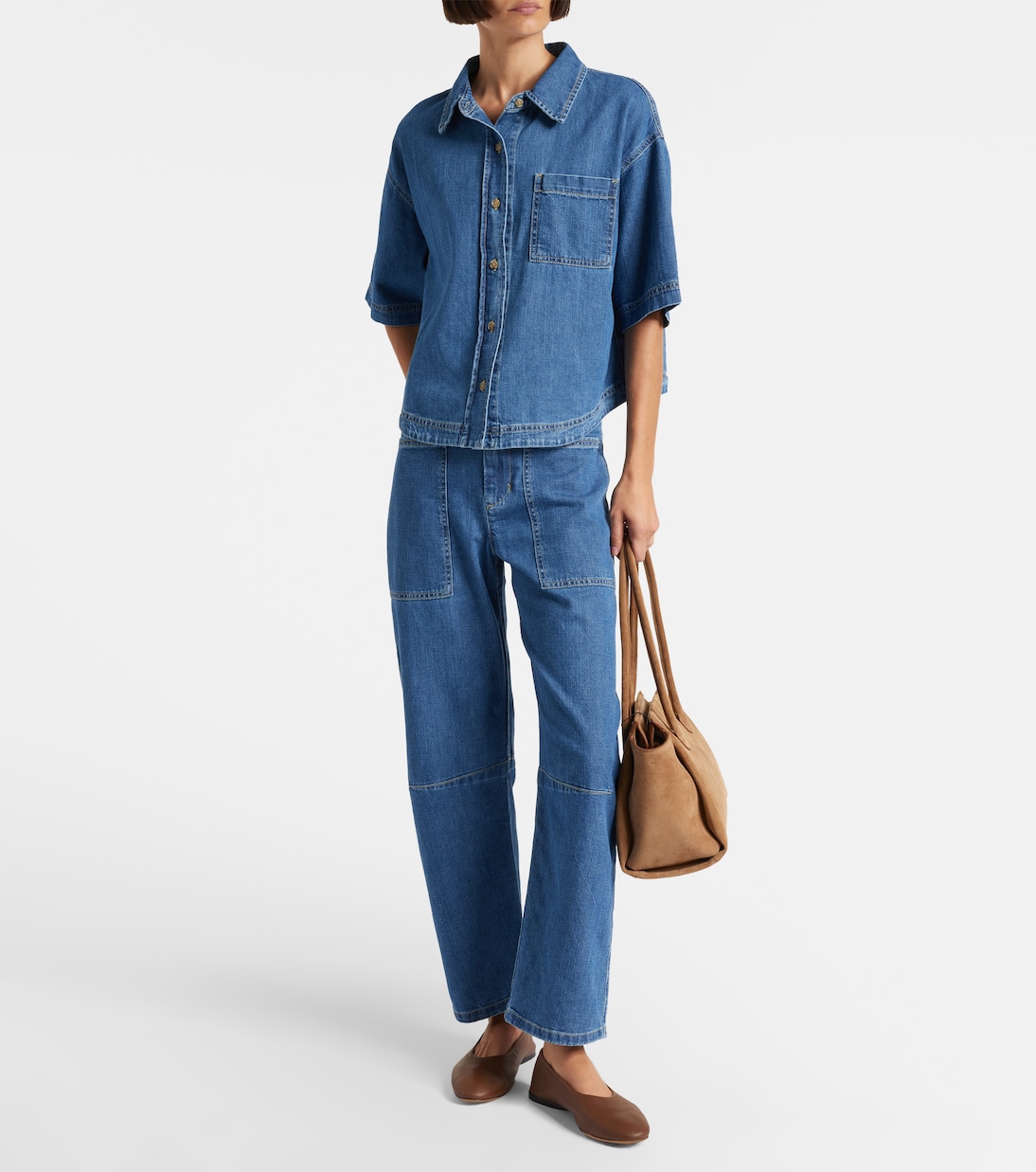 Kaddy denim shirt | Velvet