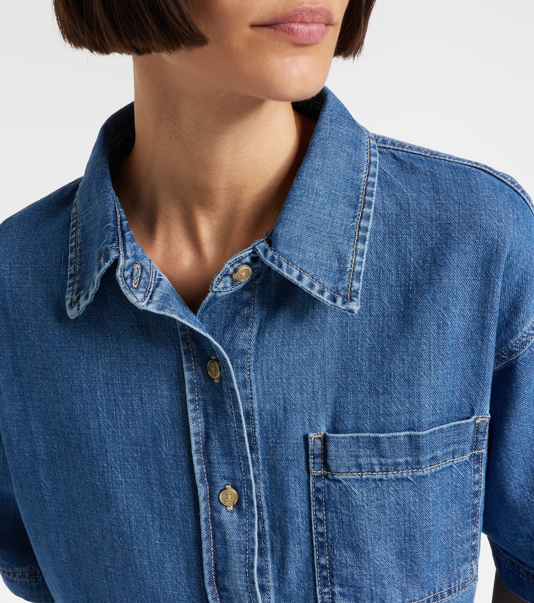Kaddy denim shirt | Velvet