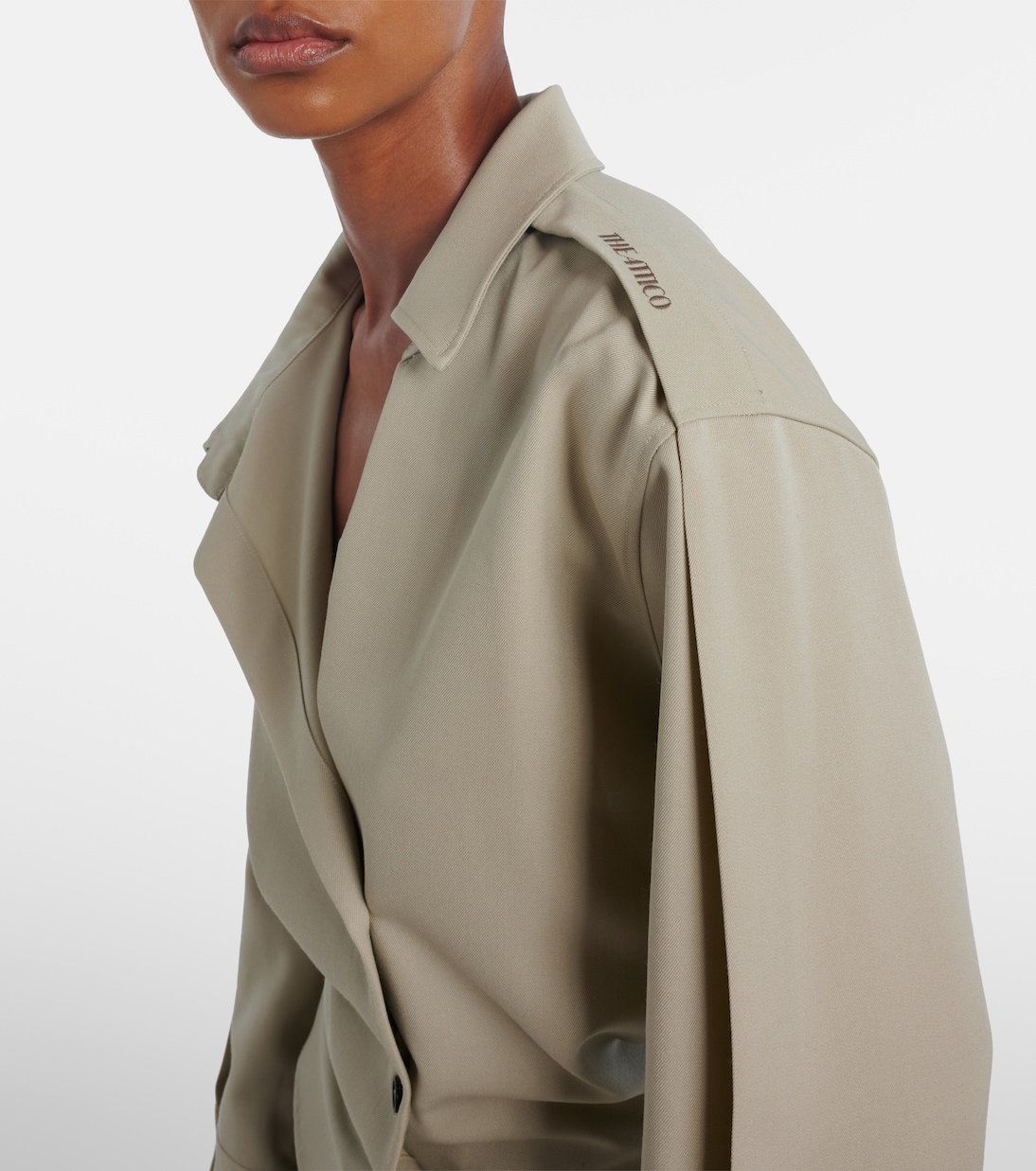 드레이프 울 셔츠 | The Attico