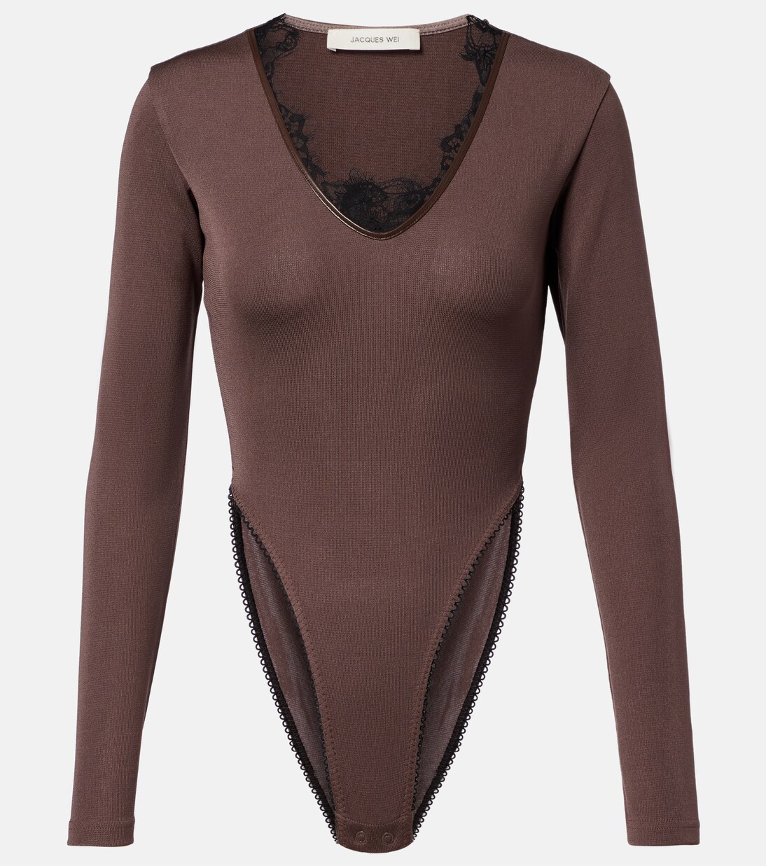 Lace-trimmed bodysuit | Jacques Wei