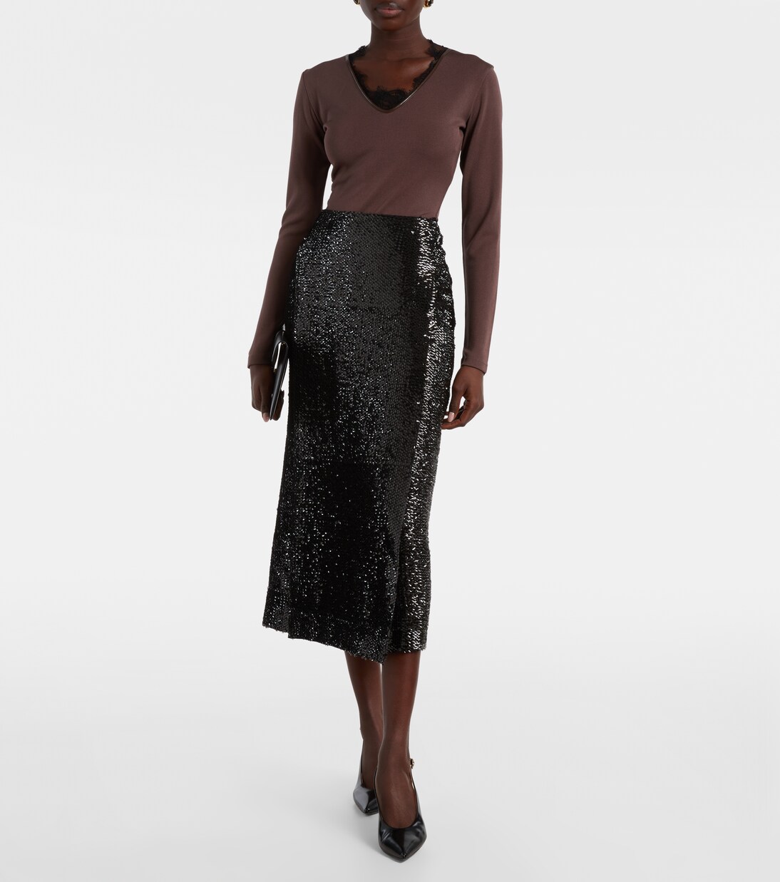 Lace-trimmed bodysuit | Jacques Wei