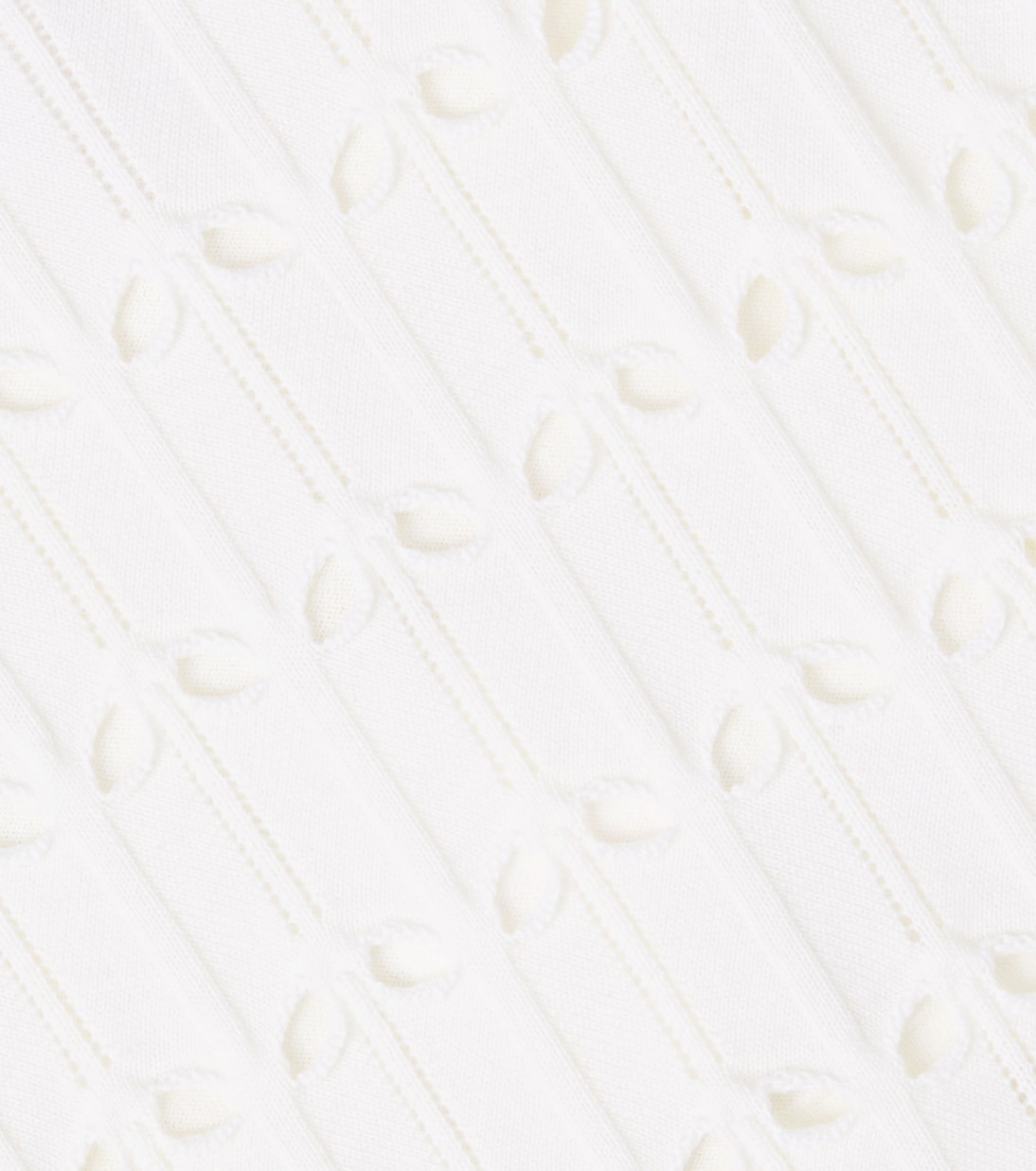 Cutout scalloped wool and cotton tank top | Zimmermann Kids