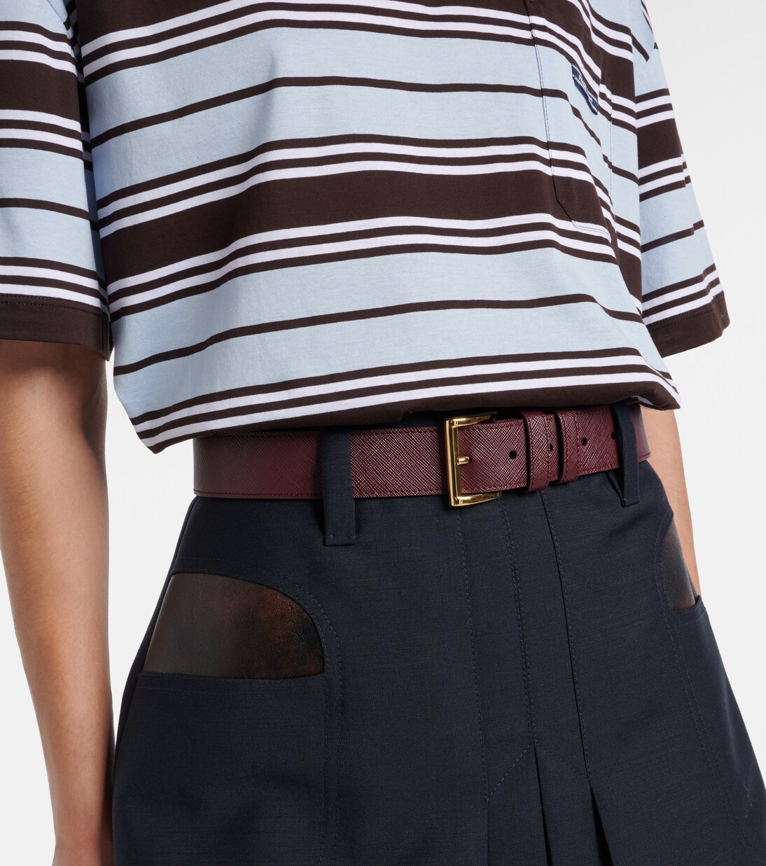 Leather belt | Prada