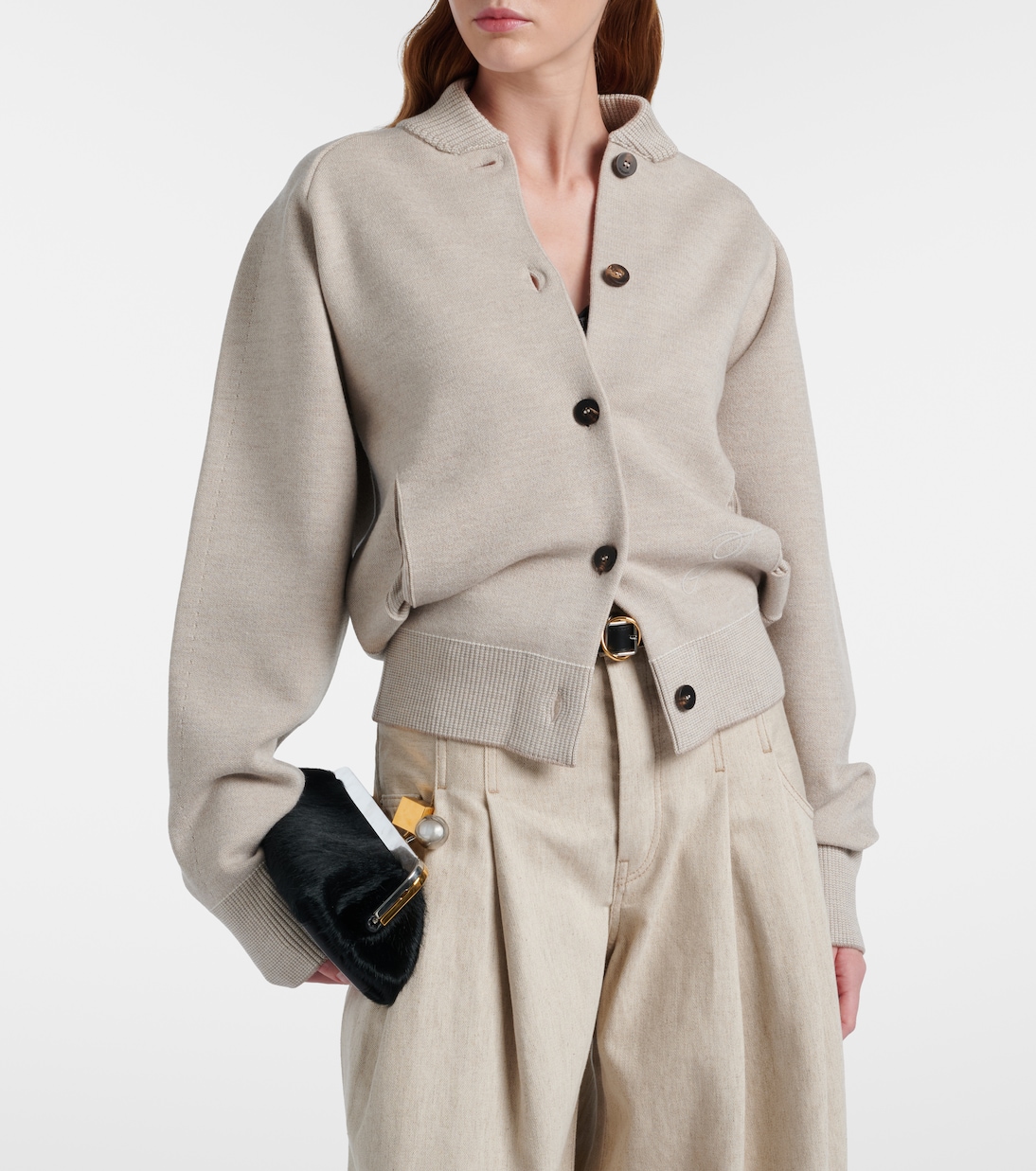 Cardigan Lavande aus einem Wollgemisch | Jacquemus