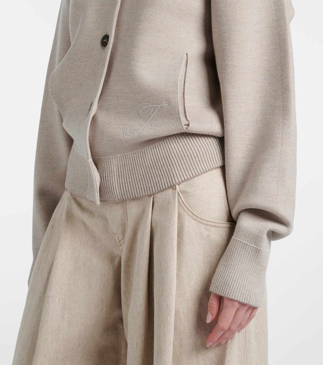 Cardigan Lavande aus einem Wollgemisch | Jacquemus