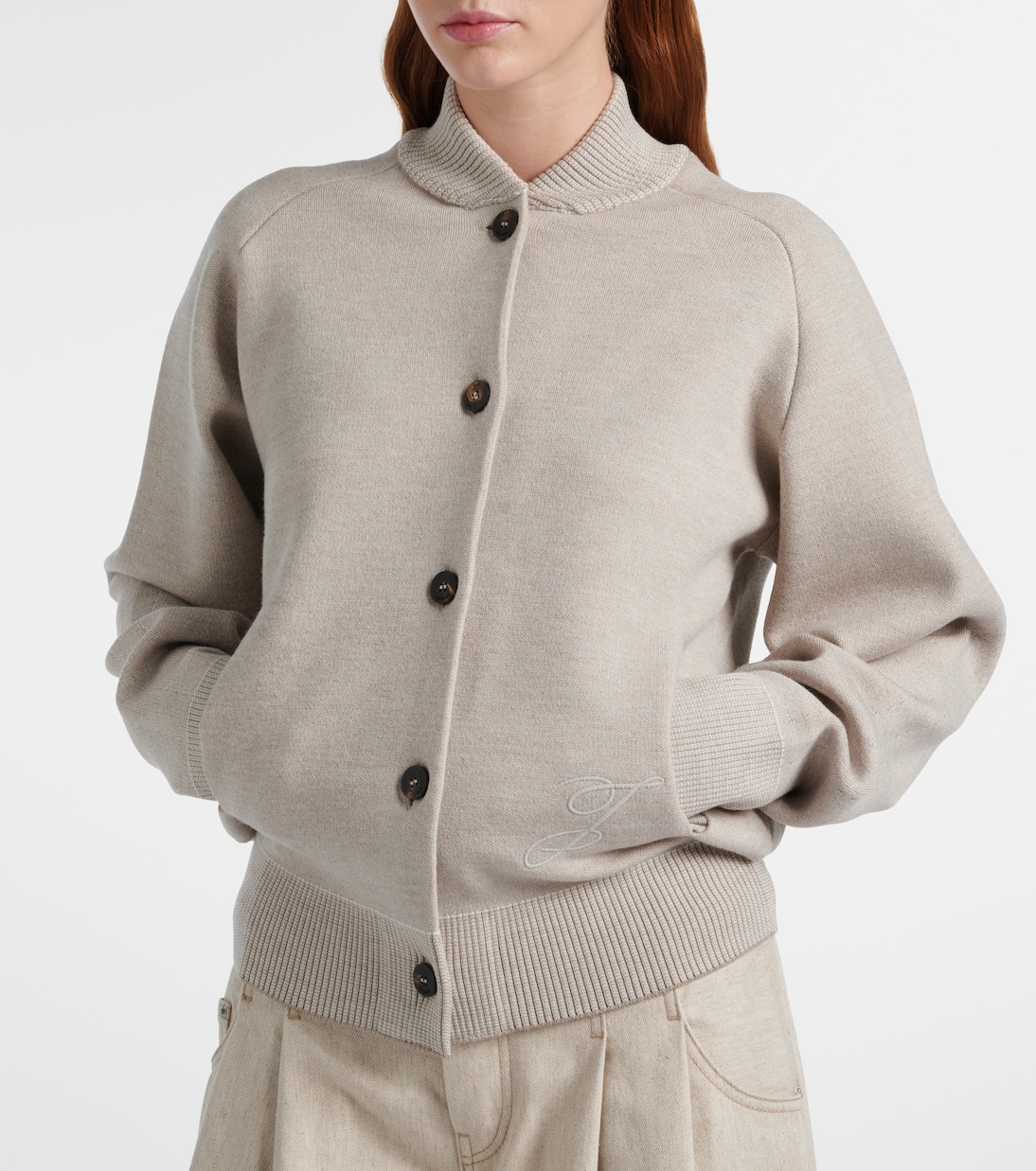 Cardigan Lavande aus einem Wollgemisch | Jacquemus