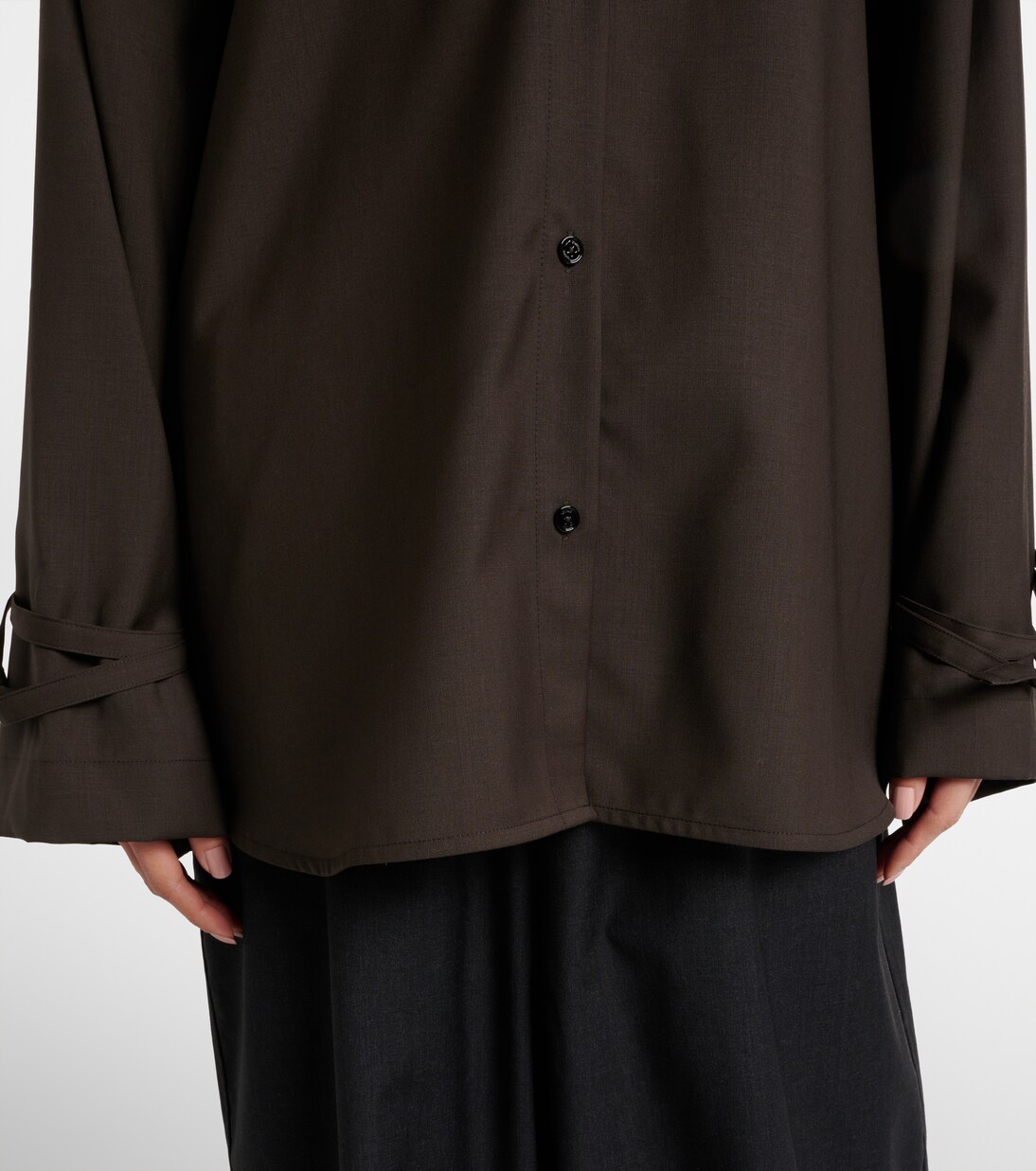 Oversized wool shirt | Toteme