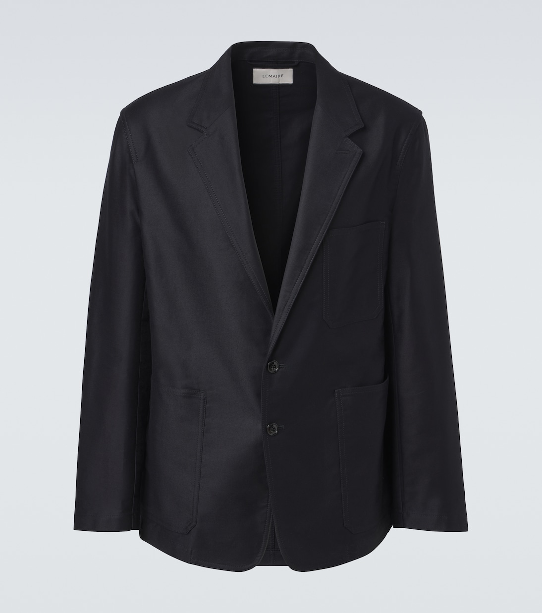 Cotton satin suit jacket | Lemaire