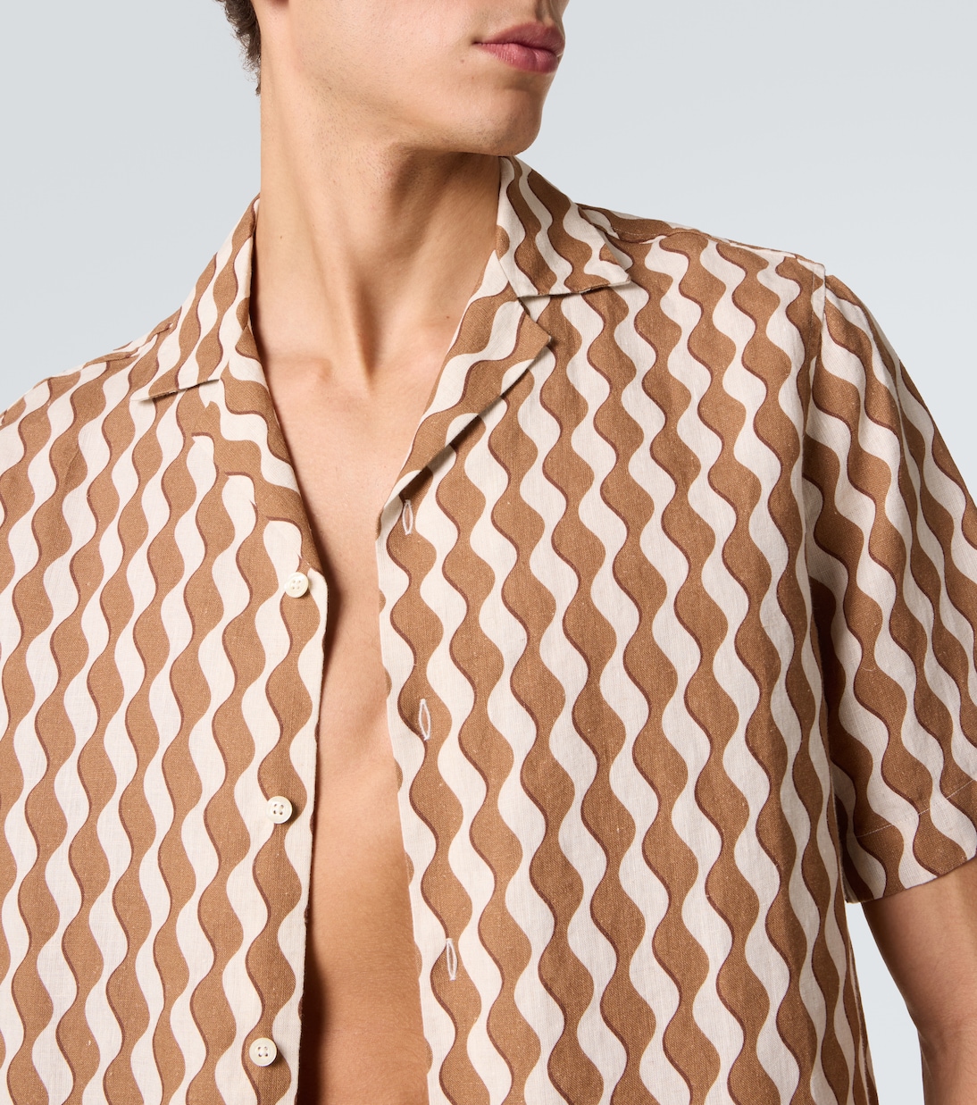 Roberto printed linen shirt | Frescobol Carioca