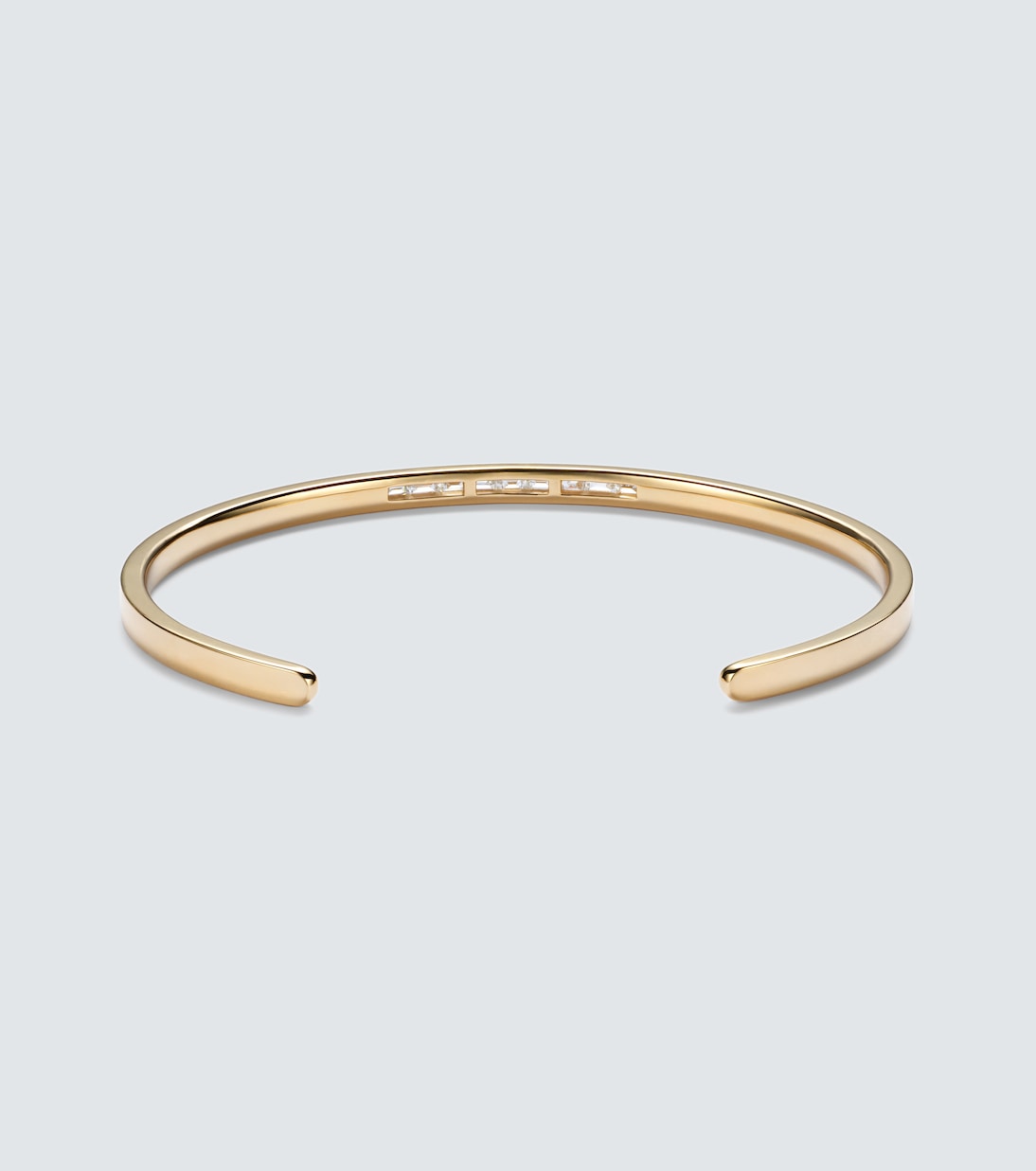 18kt gold (750/1000) bangle with diamonds | Shay Jewelry