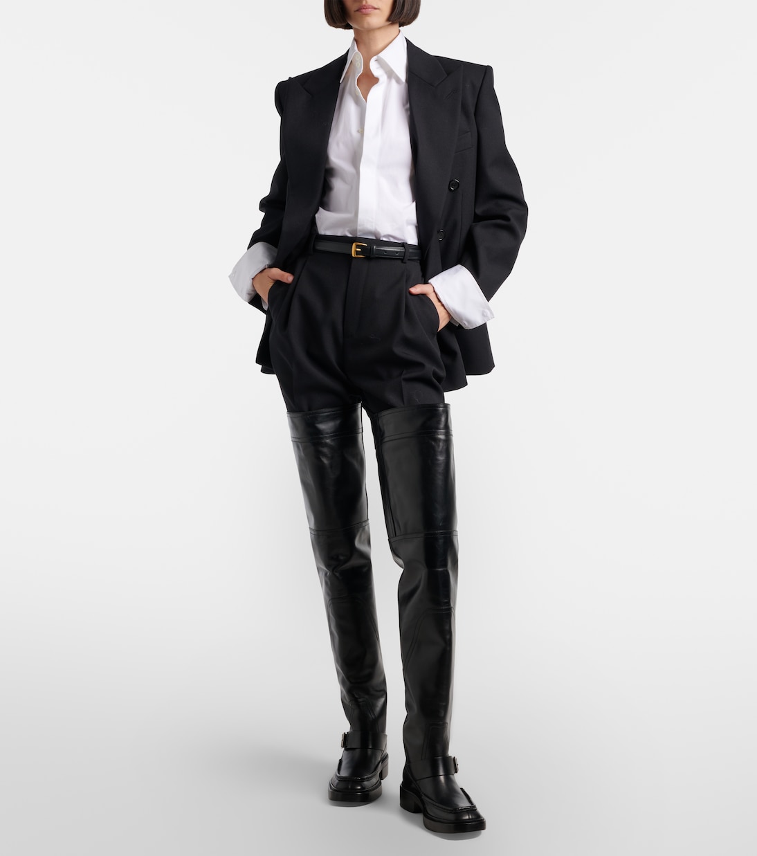 Stivali cuissardes Joe in pelle | Saint Laurent