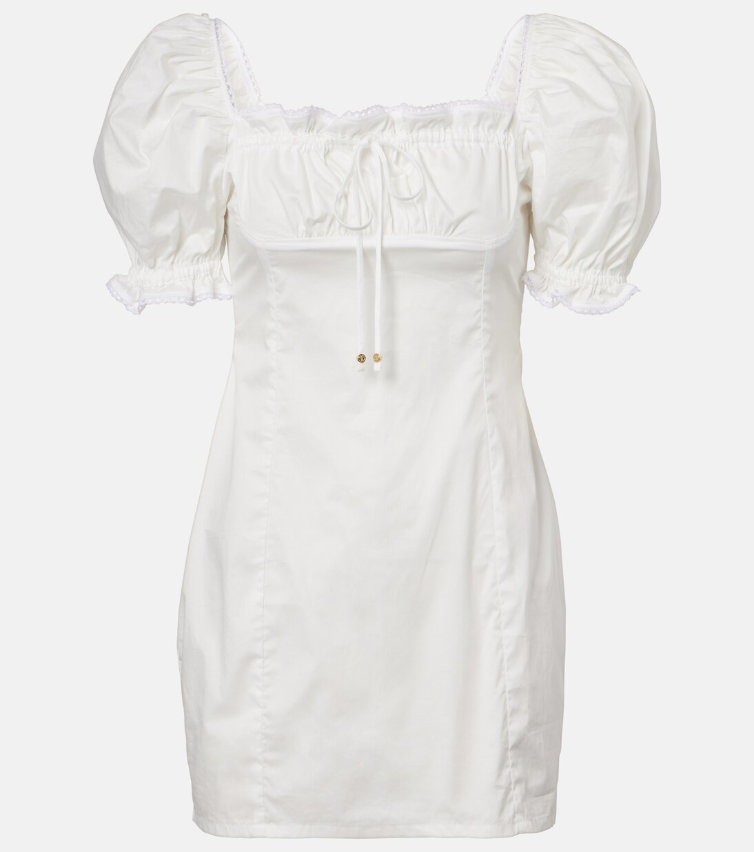 Ligia lace-trimmed cotton minidress | Bananhot