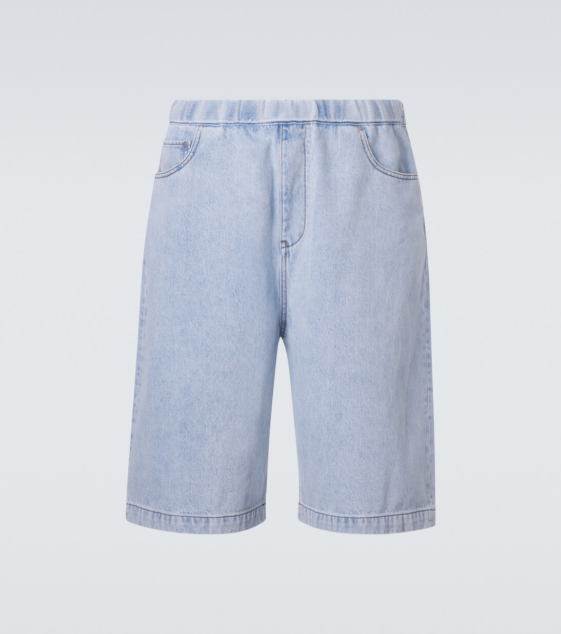 Spar denim Bermuda shorts | Entire Studios