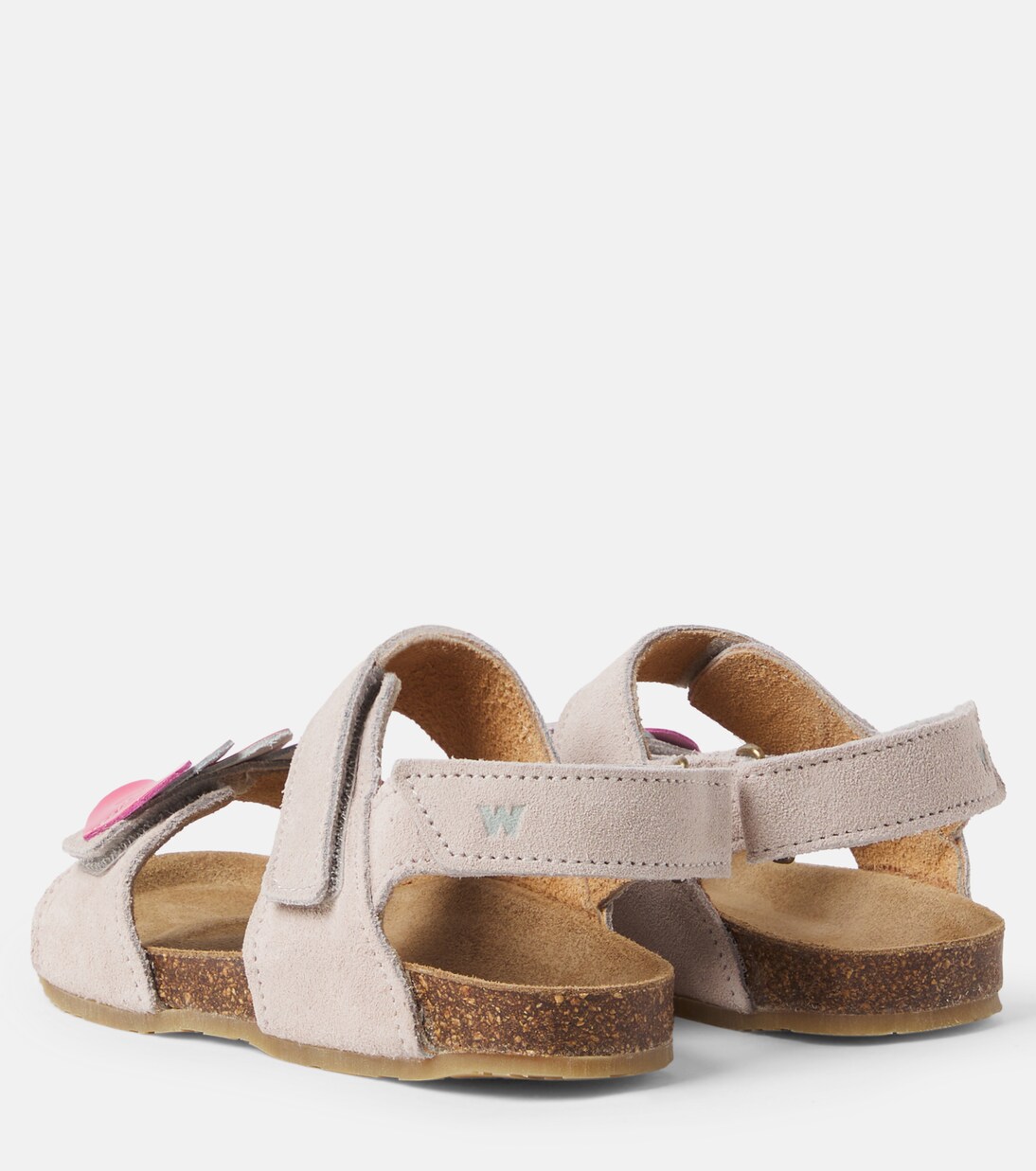 Sandalen Clara aus Veloursleder | Wheat