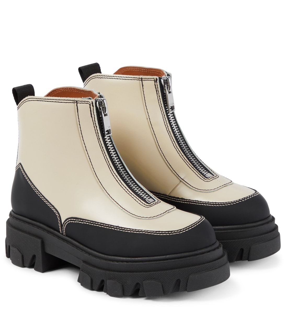 Botines de piel | Ganni