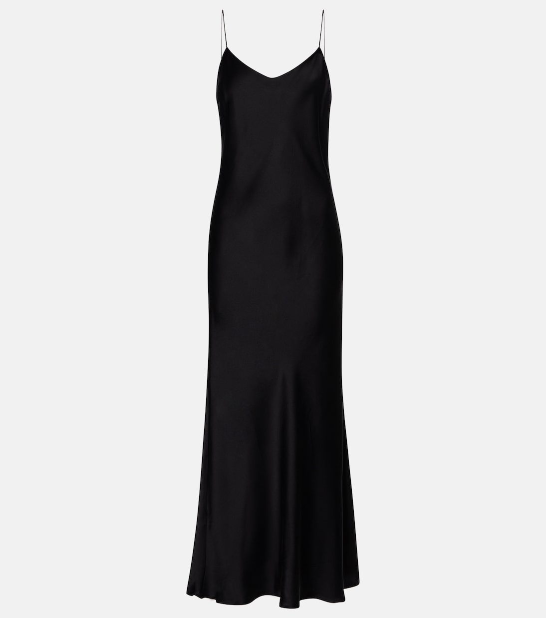 Midikleid Lyon aus Seidensatin | Asceno