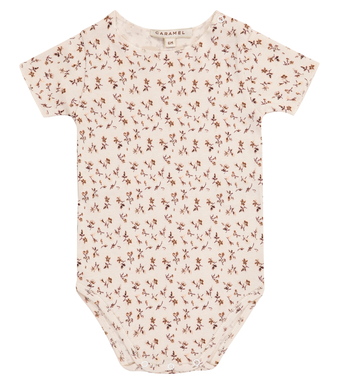 Baby Viperfish cotton bodysuit | Caramel