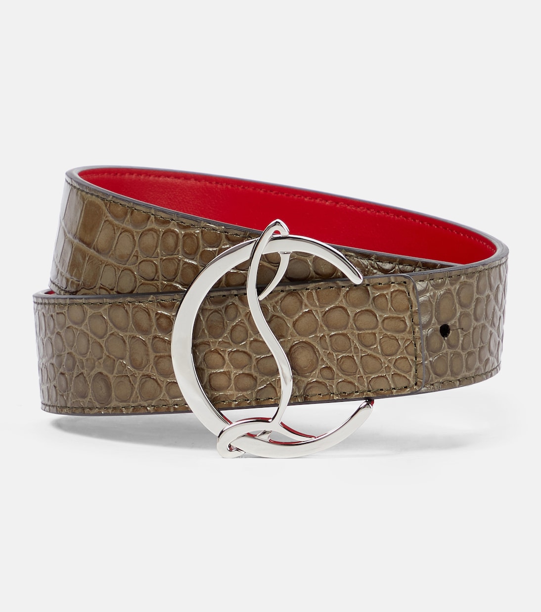 CL Logo reversible leather belt | Christian Louboutin