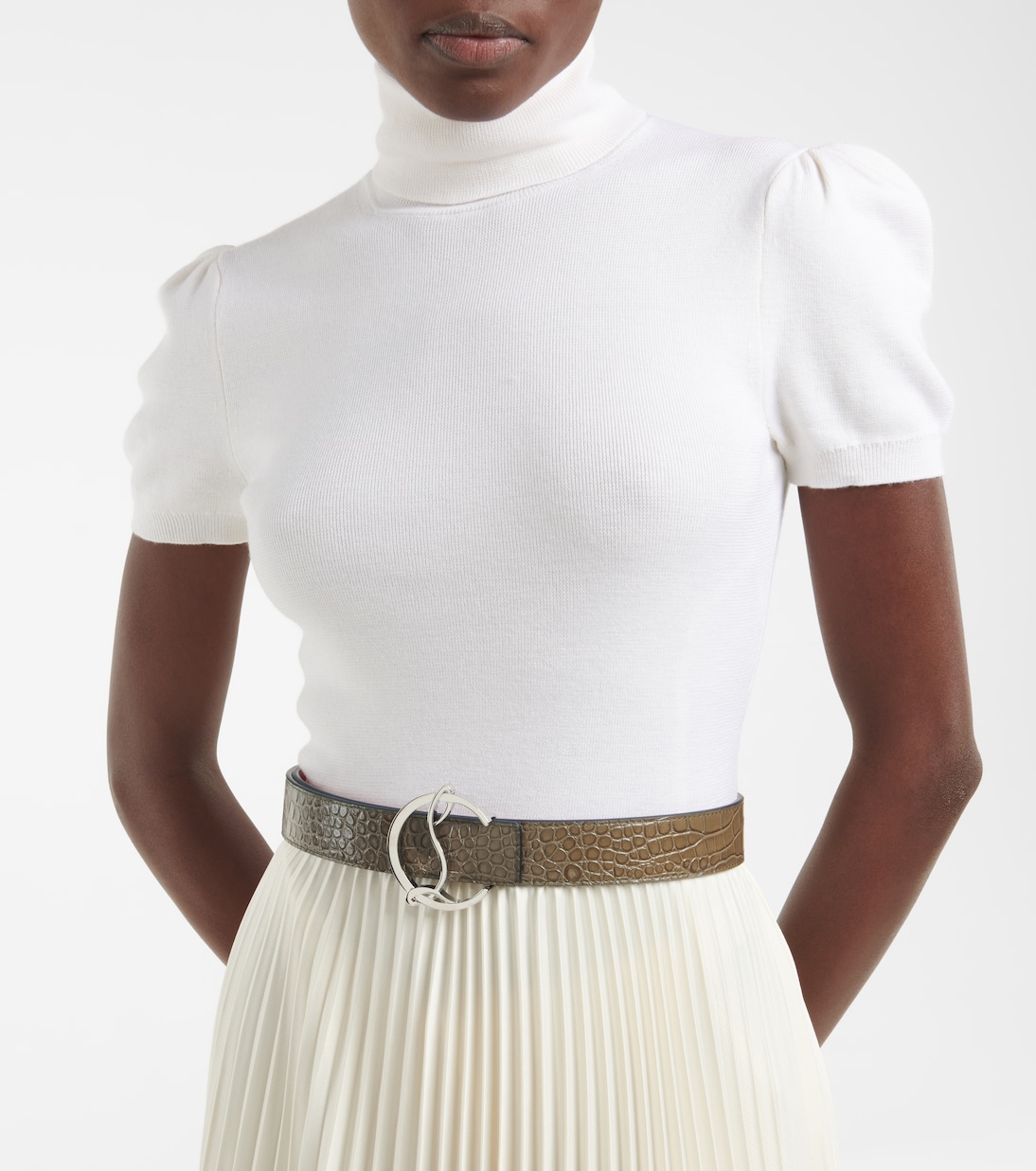 CL Logo reversible leather belt | Christian Louboutin