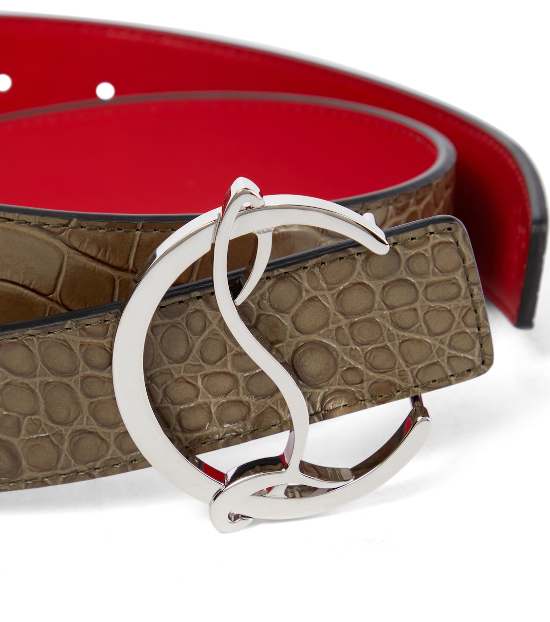 CL Logo reversible leather belt | Christian Louboutin