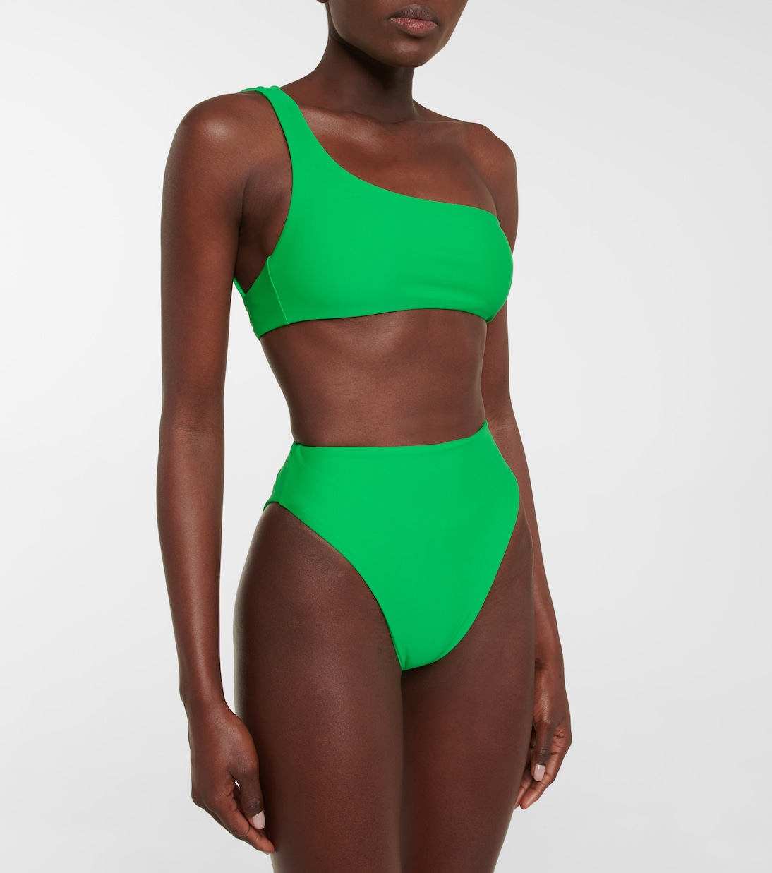 Apex one-shoulder bikini top | Jade Swim