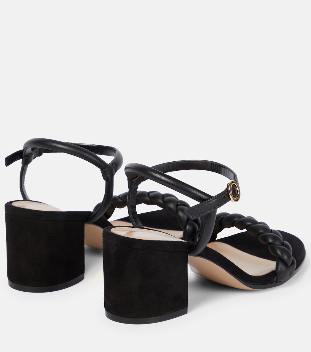 Sandalen Cruz 60 mit Veloursleder | Gianvito Rossi