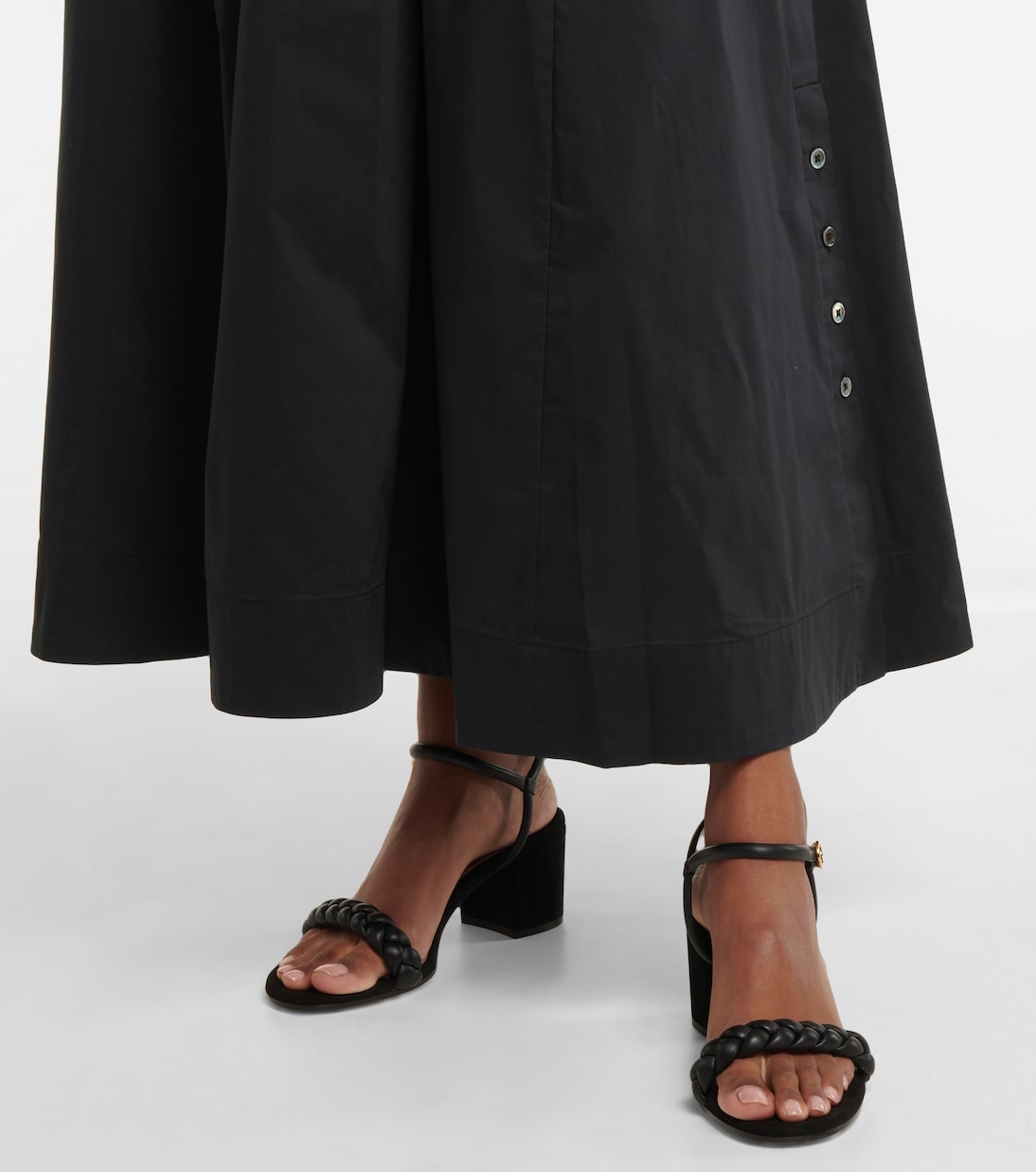 Sandalen Cruz 60 mit Veloursleder | Gianvito Rossi