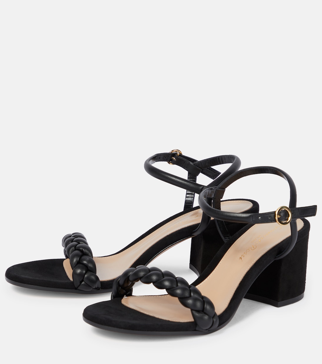 Sandalen Cruz 60 mit Veloursleder | Gianvito Rossi