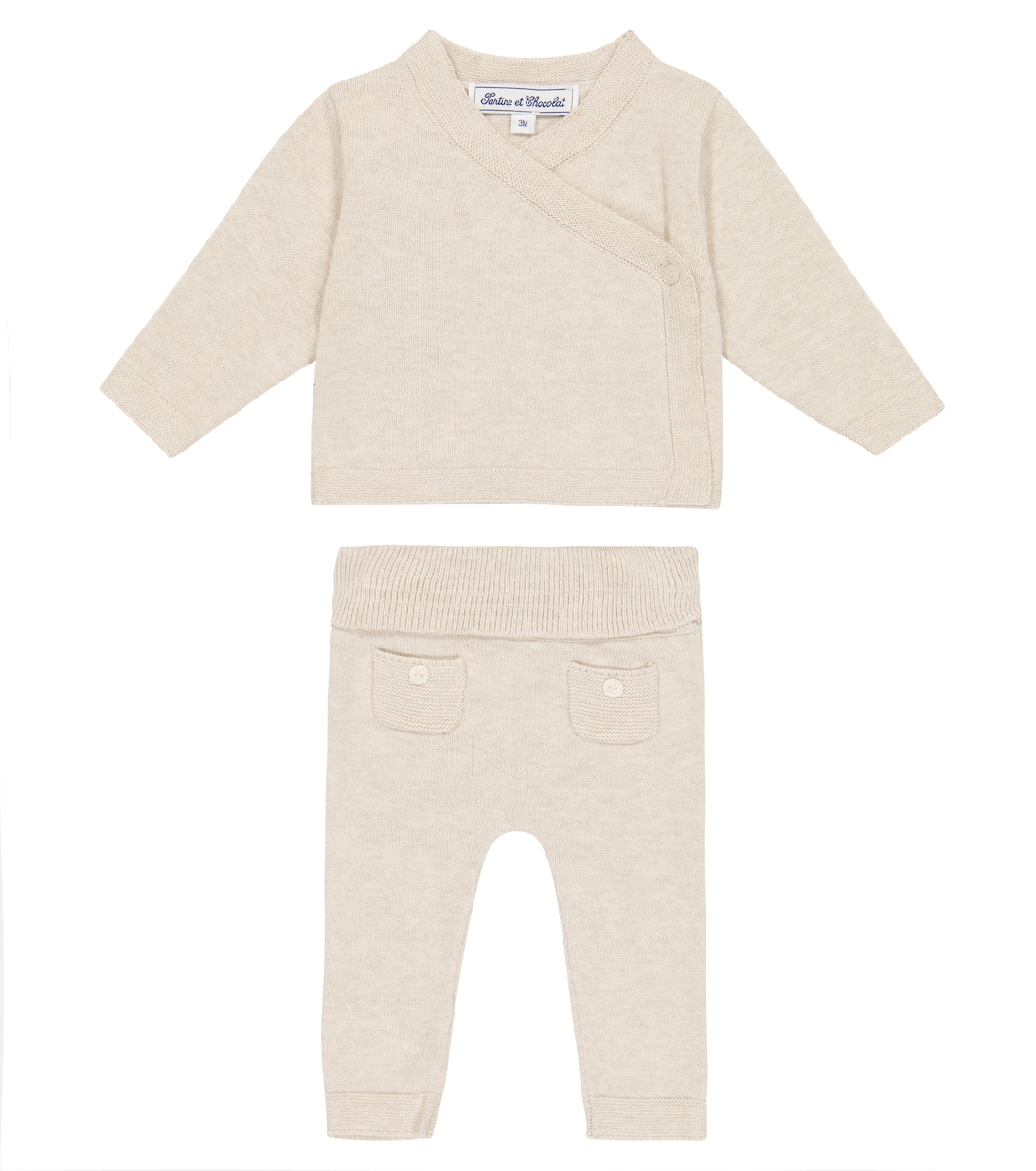 Bébé – Ensemble cardigan et pantalon | Tartine et Chocolat