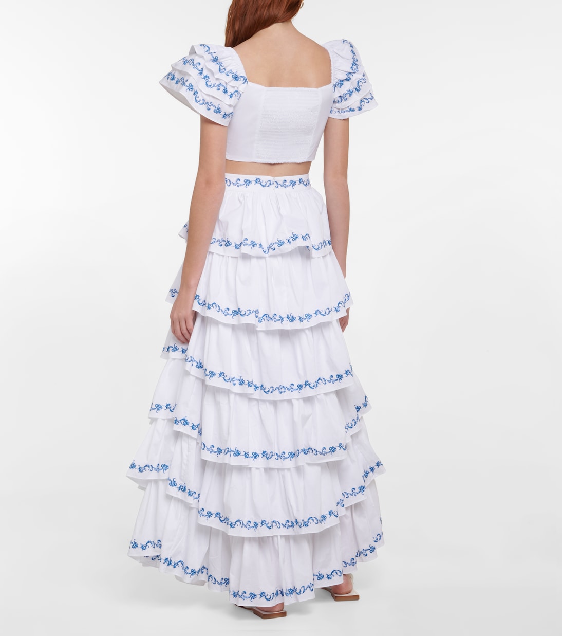 Florence tiered maxi skirt | Caroline Constas