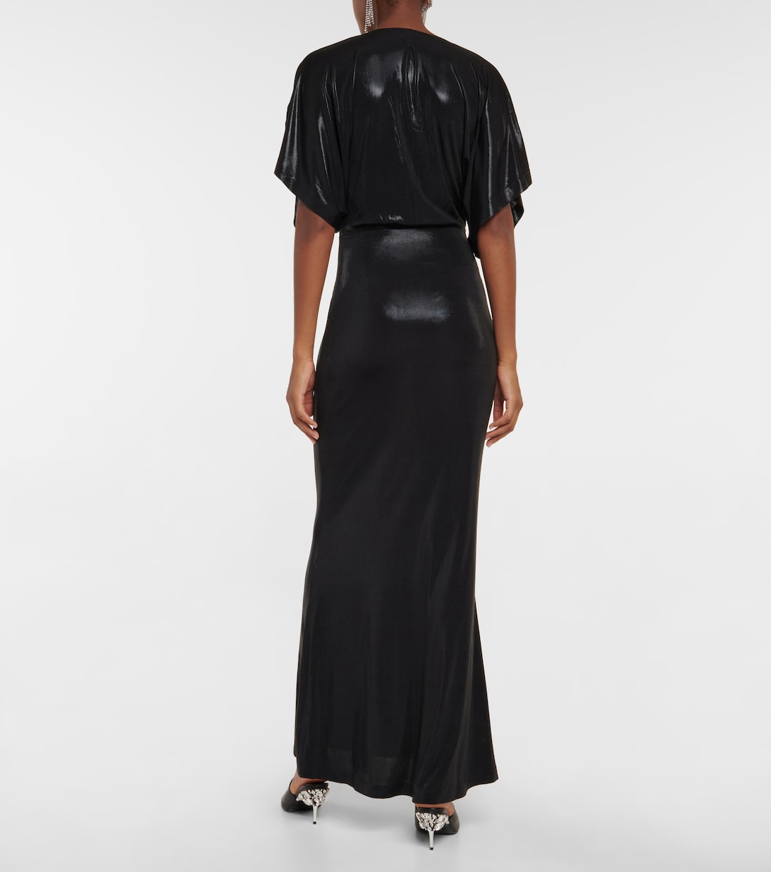 Obie fishtail maxi dress | Norma Kamali