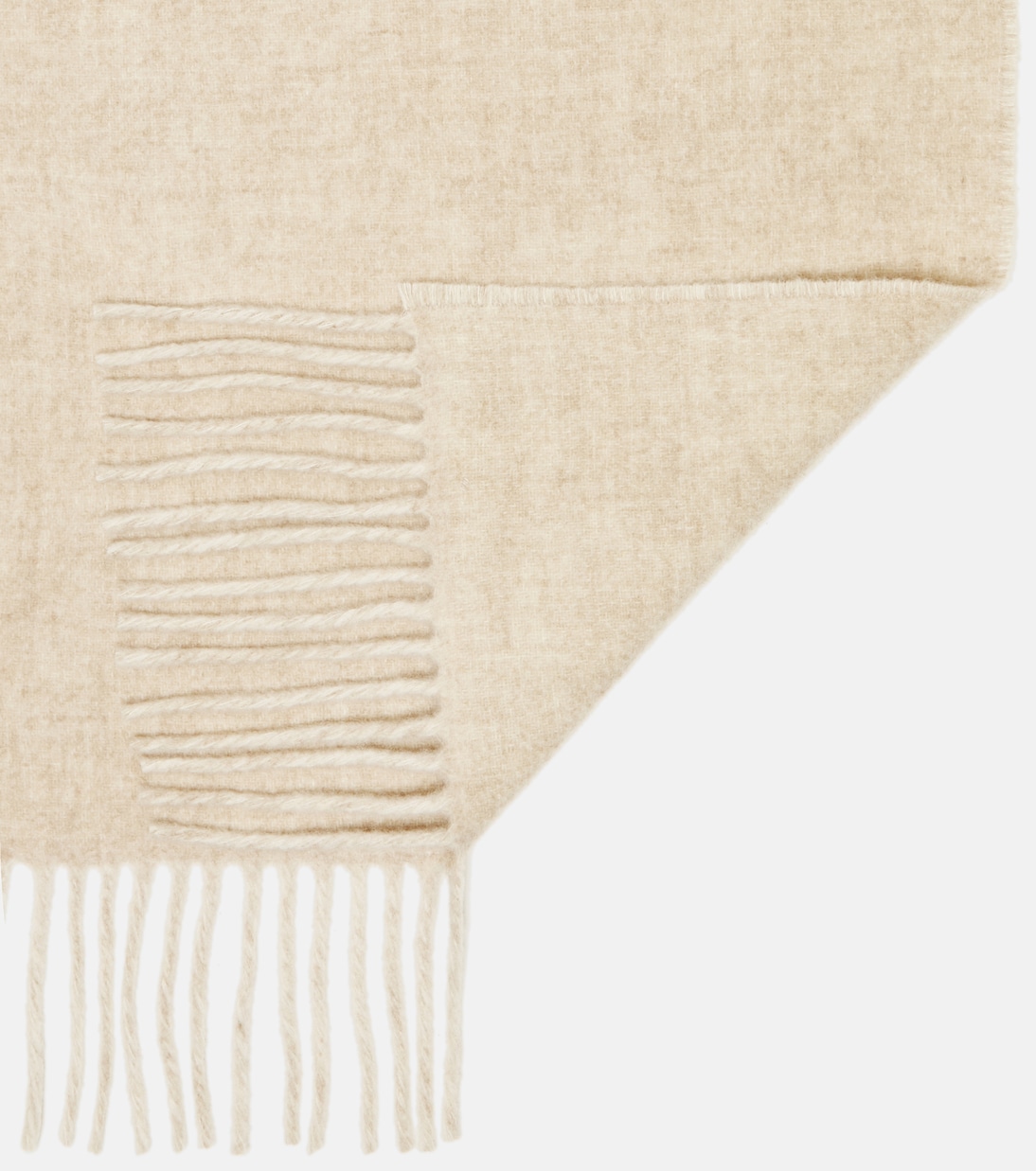 Sciarpa Jacquemus in lana vergine jacquard per uno stile giovane e trendy