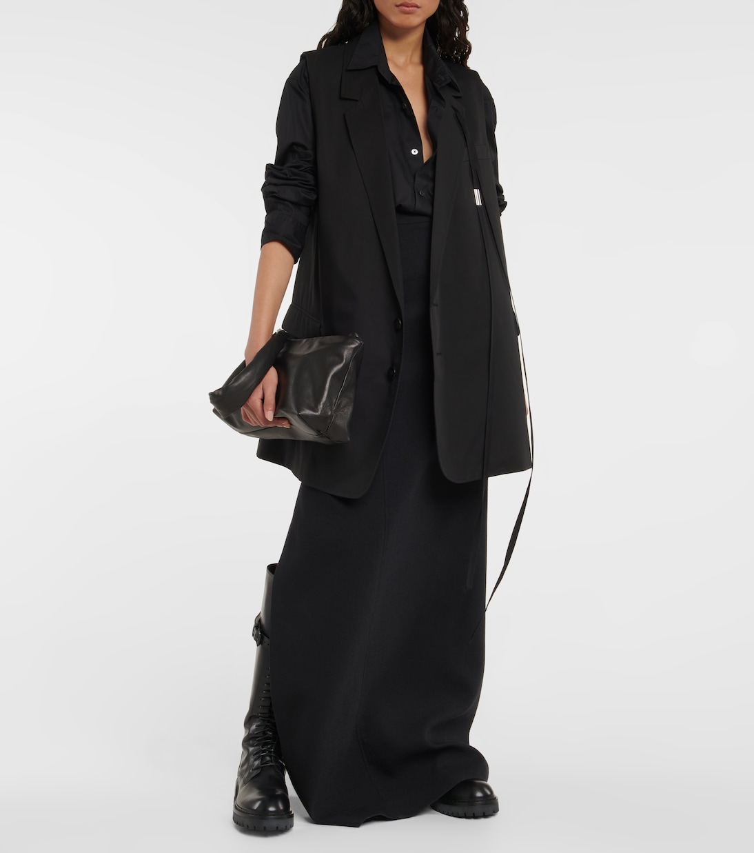 Maxirock aus Wolle | Ann Demeulemeester