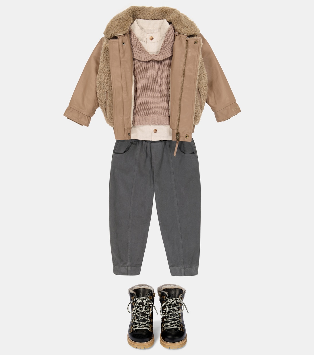 Giacca in pelle Yuki | Donsje