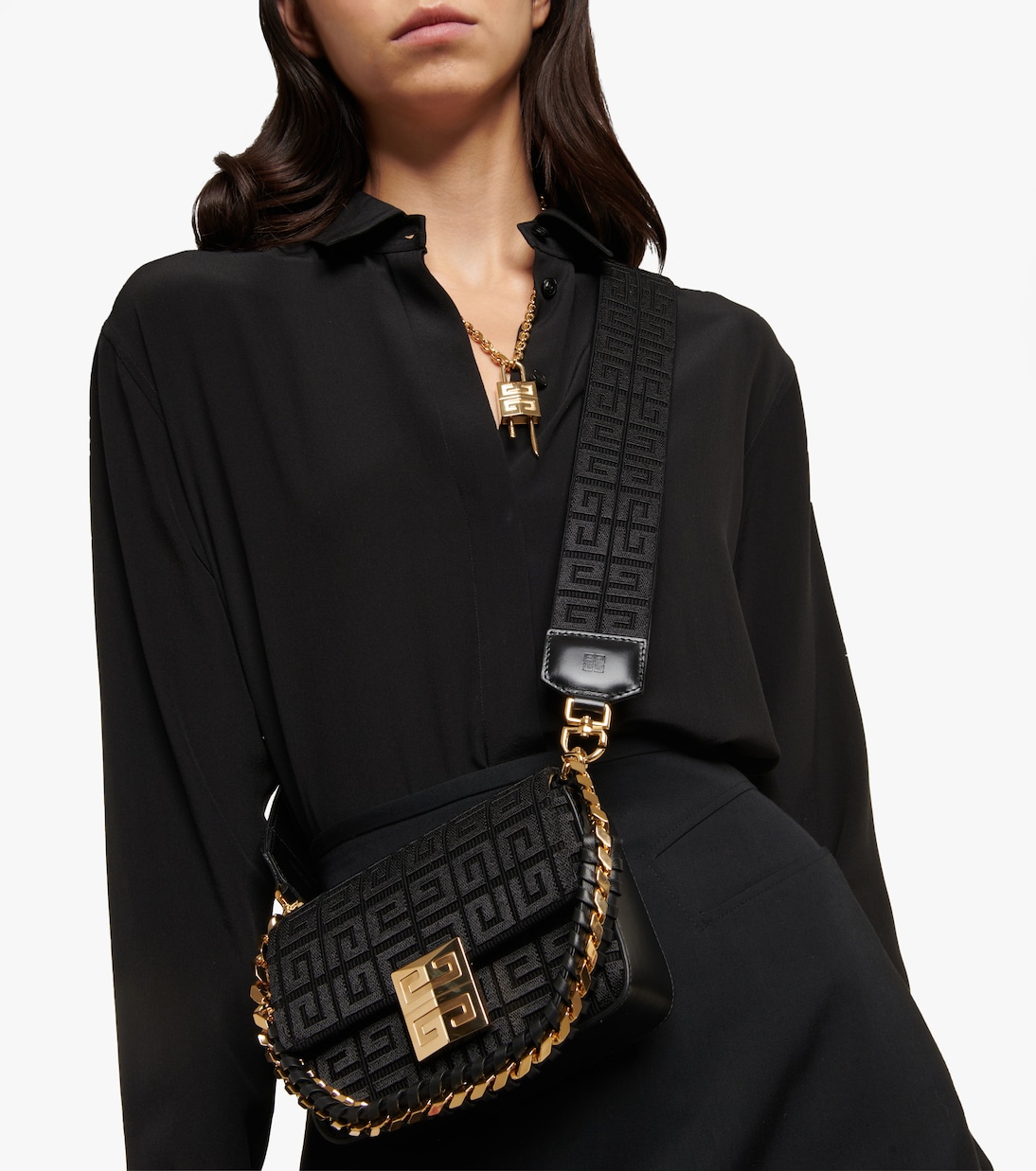 Borsa a tracolla 4G Small in canvas | Givenchy