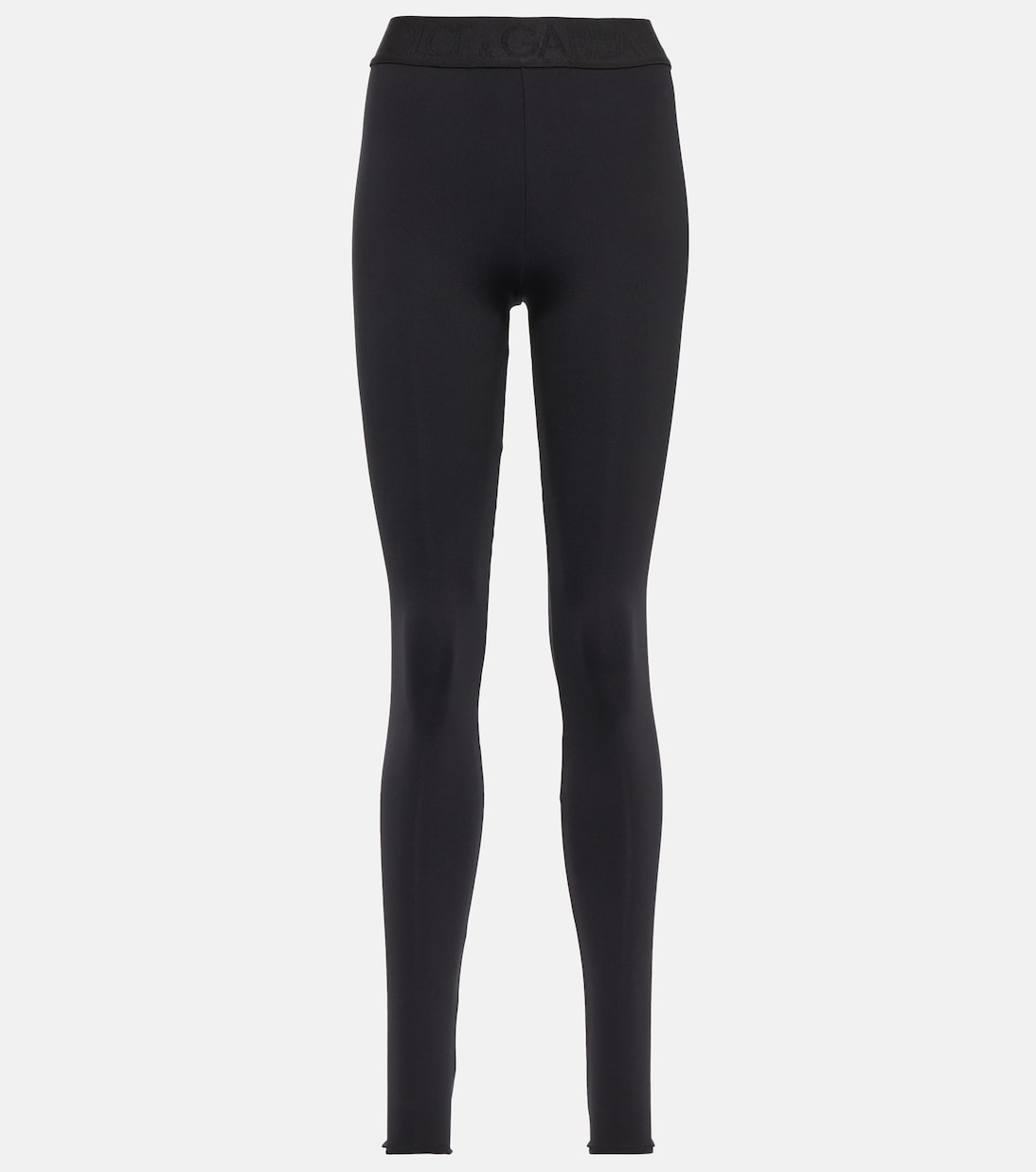 Leggings a vita alta con logo | Dolce&Gabbana