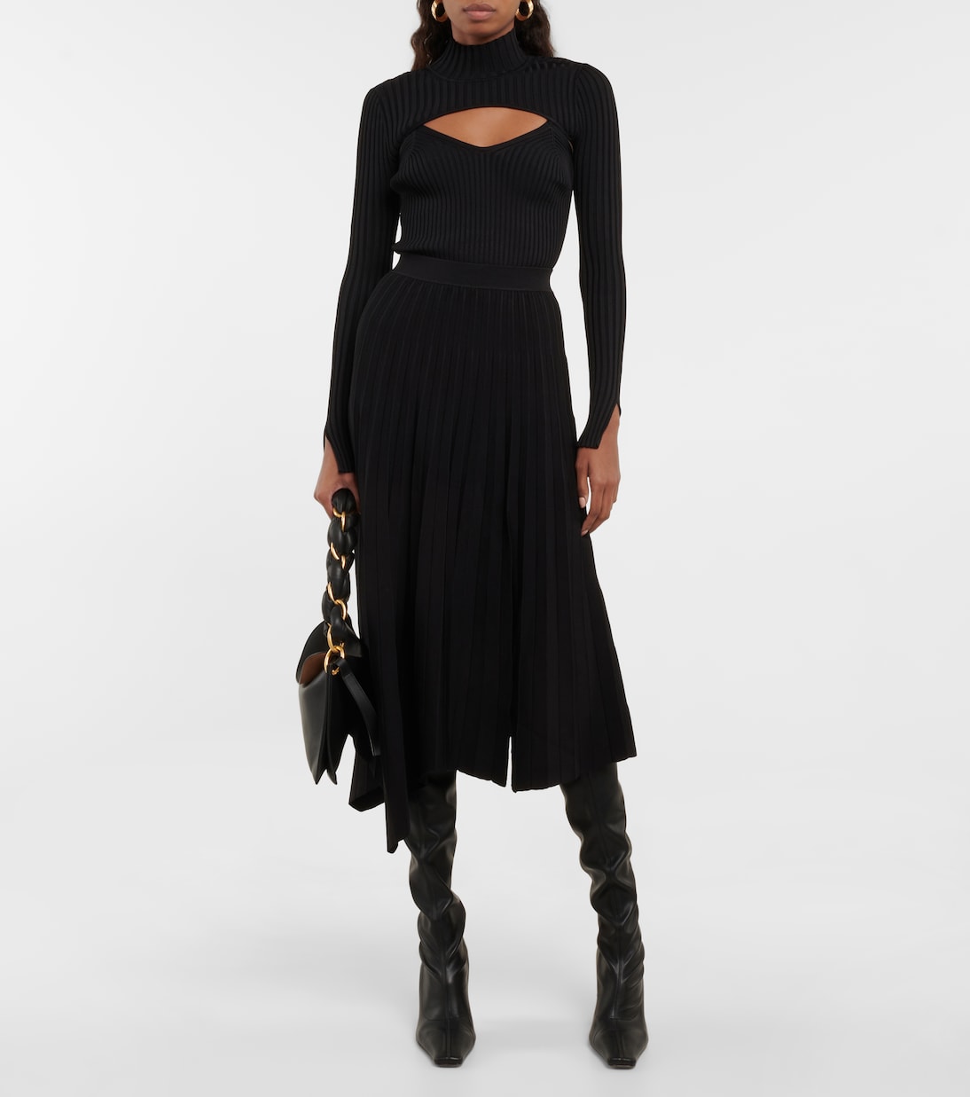 Ribbed-knit layered top | Simkhai