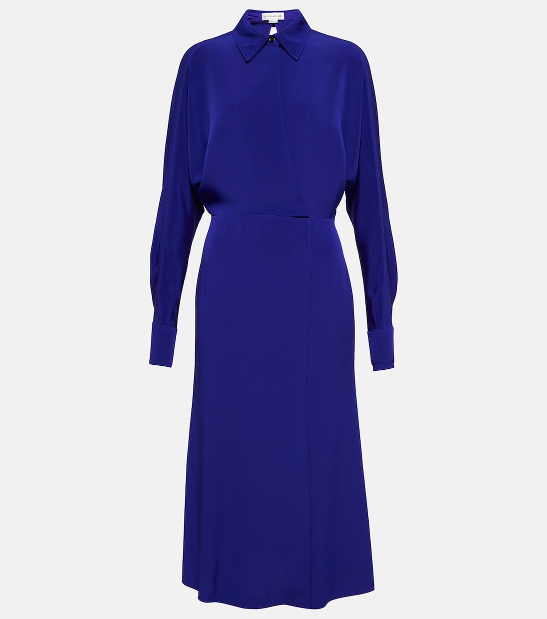 Abito midi a portafoglio in cady | Victoria Beckham