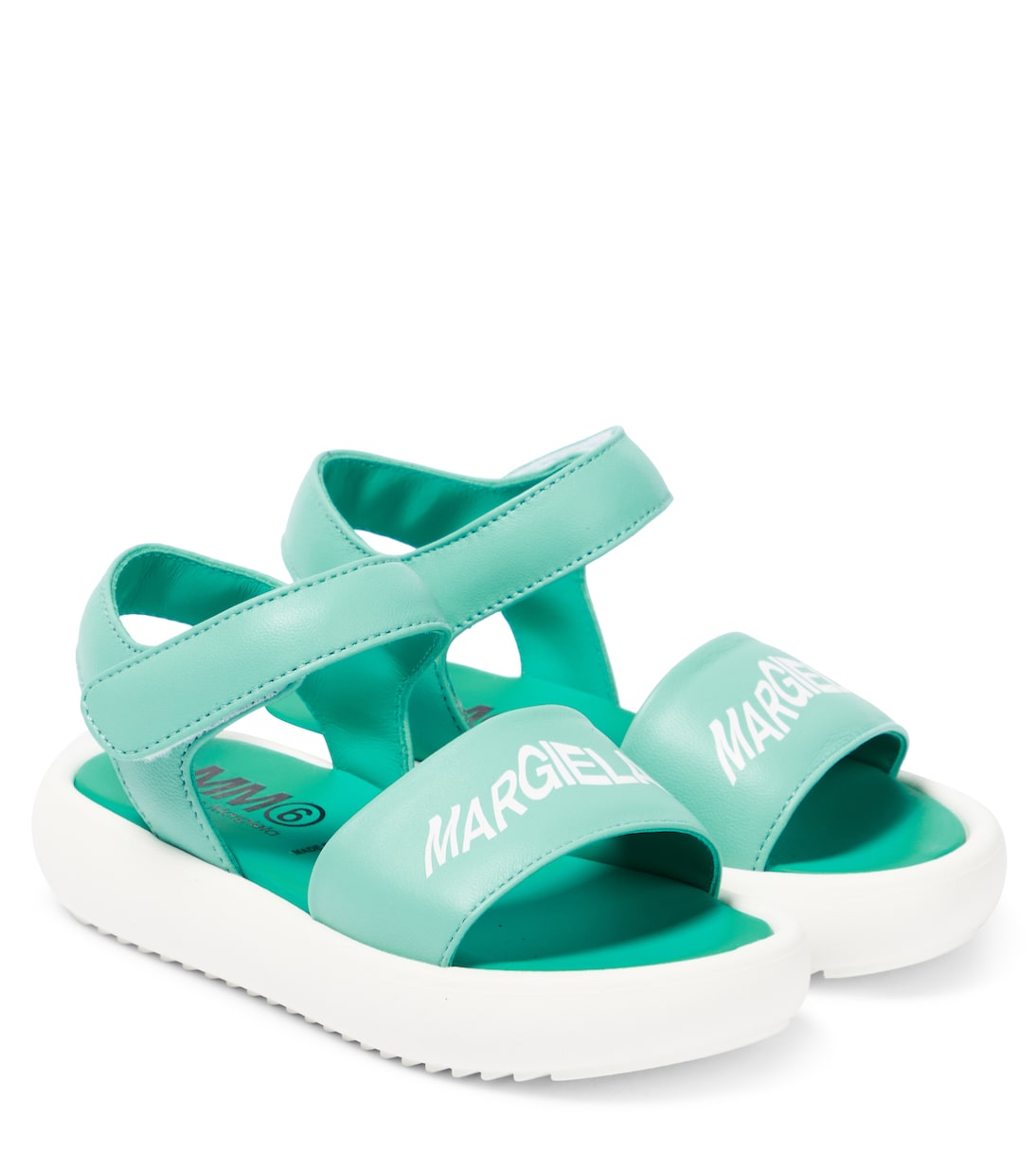 Sandalias de piel con logo | MM6 Maison Margiela Kids