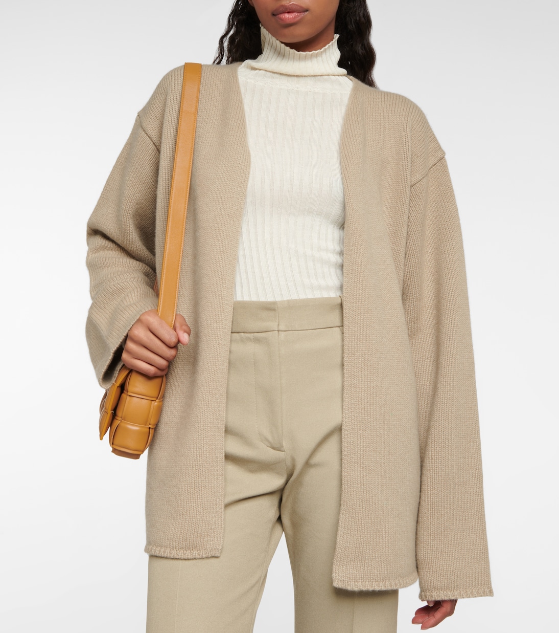 Cardigan in cashmere con cintura | Joseph