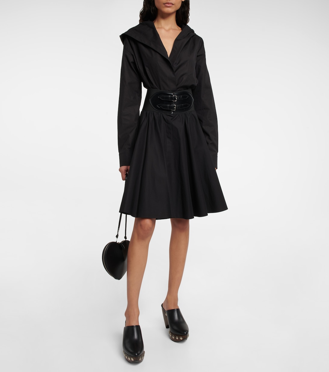 Mules Le Sabot in pelle e legno | Alaïa