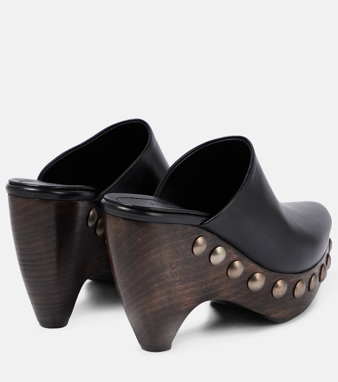 Mules Le Sabot in pelle e legno | Alaïa