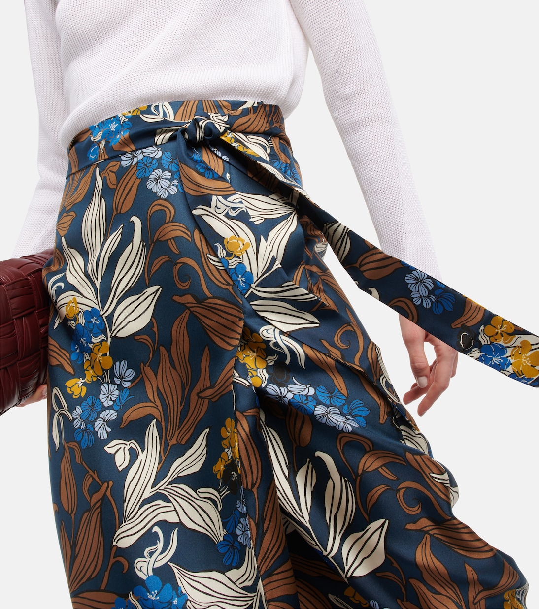 Zante floral silk midi skirt | 'S Max Mara