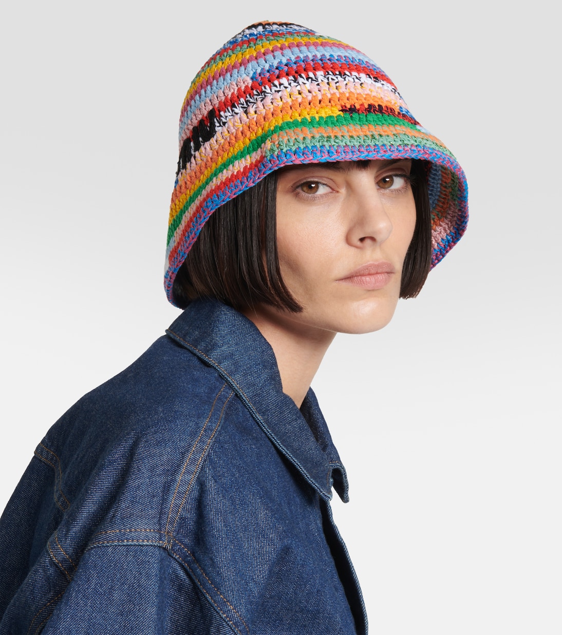 Crochet bucket hat | Miu Miu