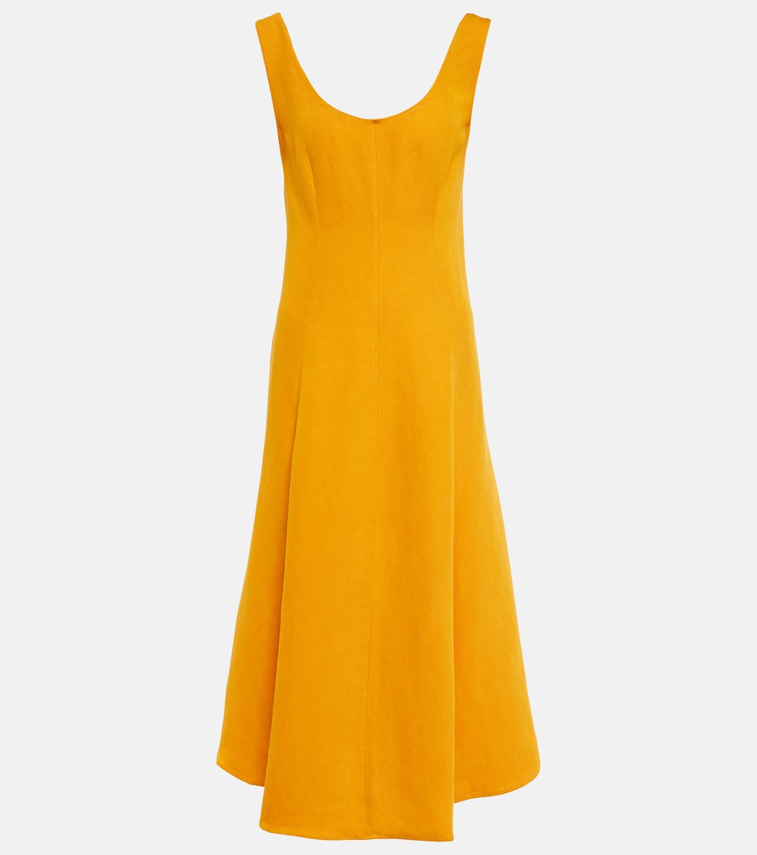 Linen-blend midi dress | Vince