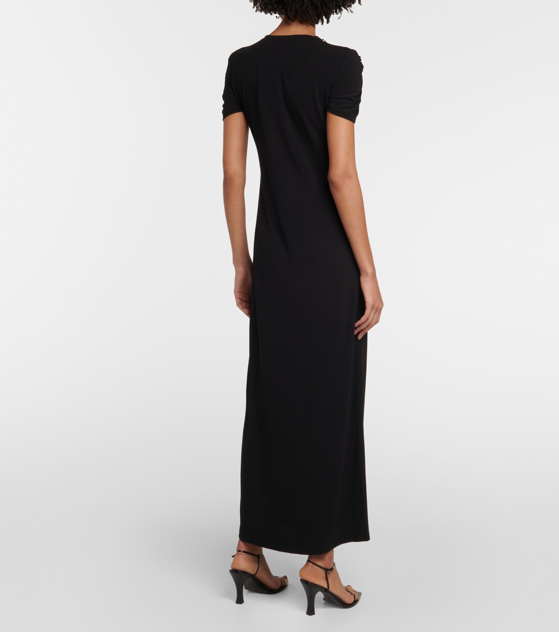 Verziertes Maxikleid aus Jersey | Christopher Esber