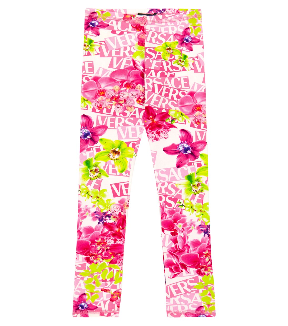 Leggings in jersey di cotone | Versace Kids